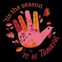 Thankful Season Turkey Flatbill Hat