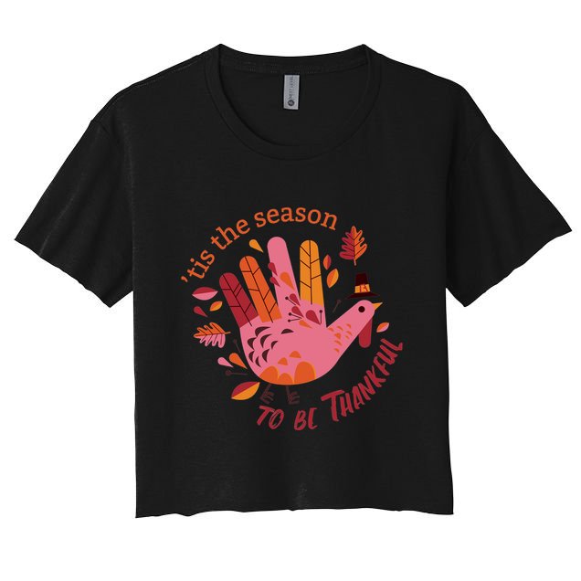 Thankful Season Turkey Crop Top
