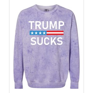 Trump Sucks Colorblast Crewneck Sweatshirt