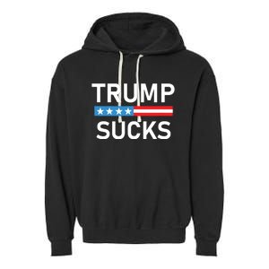 Trump Sucks Garment-Dyed Fleece Hoodie