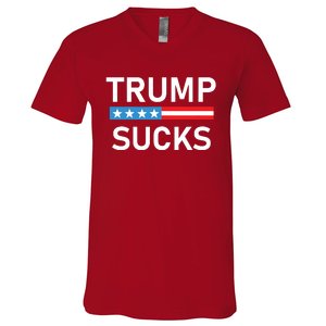 Trump Sucks V-Neck T-Shirt