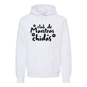 Trendy Spanish Teacher Bilingual Teacher Premium Hoodie