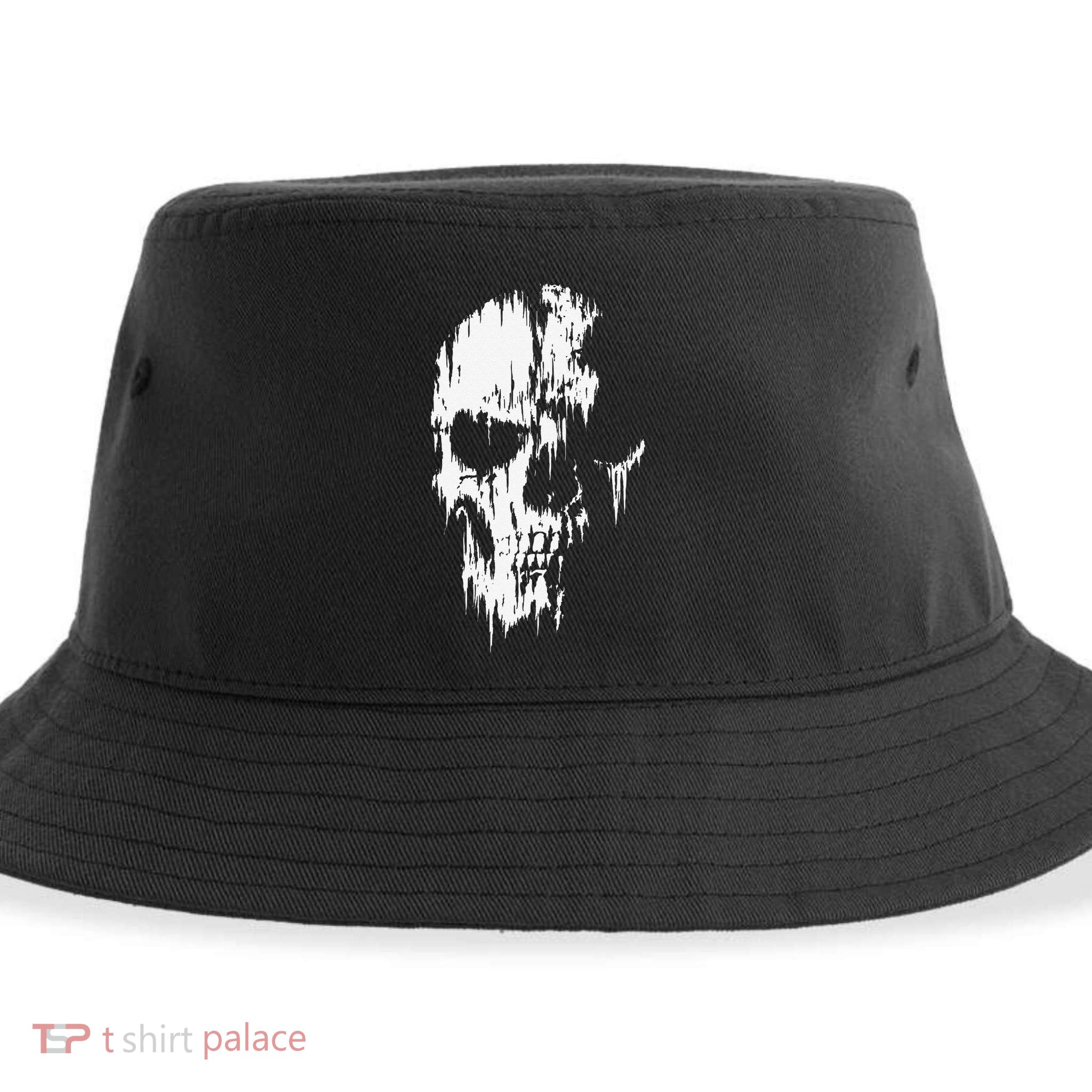 Tattered Skull Sustainable Bucket Hat