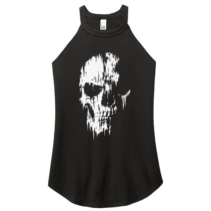 Tattered Skull Women's Perfect Tri Rocker Tank