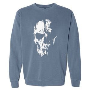 Tattered Skull Garment-Dyed Sweatshirt