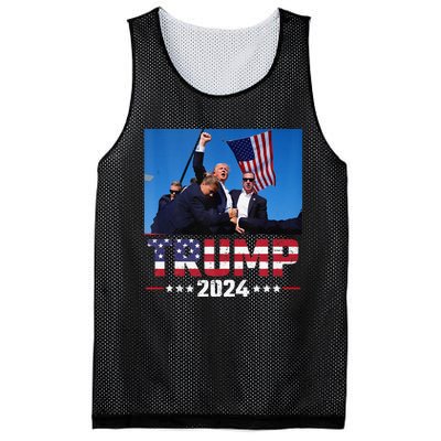 Trump Shot Trump Shooting Trump 2024 Mesh Reversible Basketball Jersey Tank