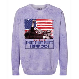 Trump Shooting Trump Assassination Trump Legends Trump 2024 Colorblast Crewneck Sweatshirt