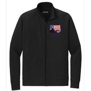 Trump Shooting Trump Assassination Trump Legends Trump 2024 Stretch Full-Zip Cadet Jacket