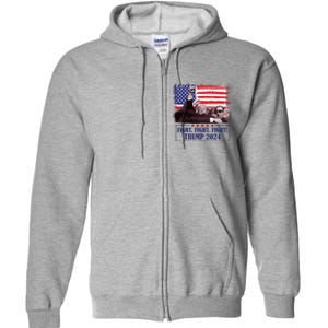 Trump Shooting Trump Assassination Trump Legends Trump 2024 Full Zip Hoodie