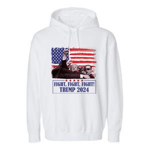 Trump Shooting Trump Assassination Trump Legends Trump 2024 Garment-Dyed Fleece Hoodie