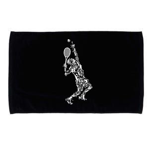 Tennis Silhouette Microfiber Hand Towel