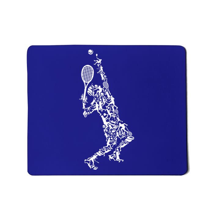 Tennis Silhouette Mousepad