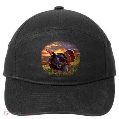 The Sunrise Turkey 7-Panel Snapback Hat