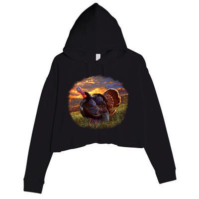 The Sunrise Turkey Crop Fleece Hoodie