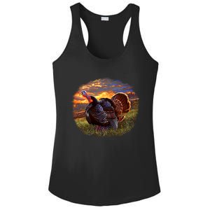 The Sunrise Turkey Ladies PosiCharge Competitor Racerback Tank