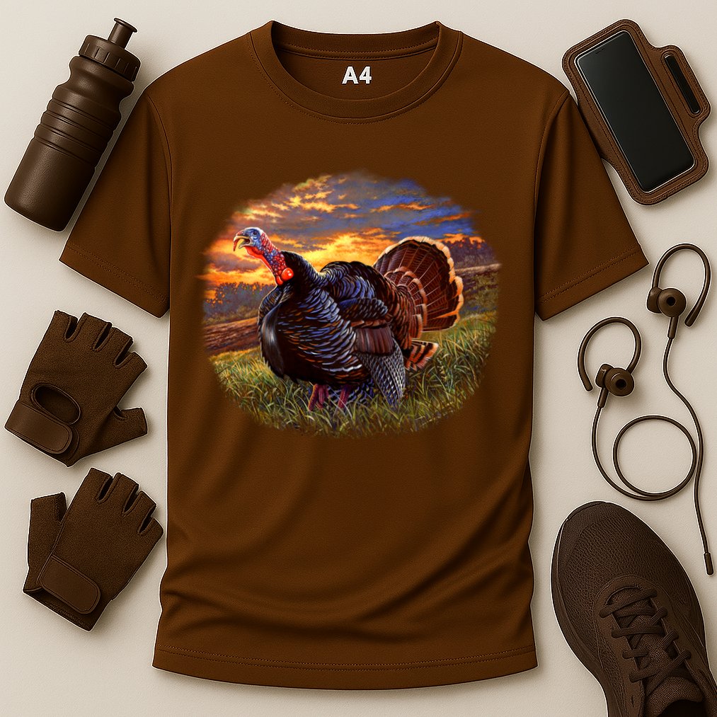The Sunrise Turkey Cooling Performance Crew T-Shirt