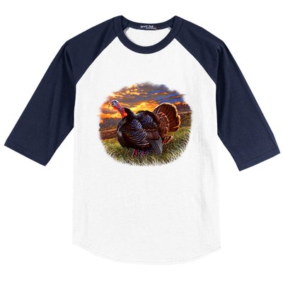 The Sunrise Turkey Baseball Sleeve Shirt