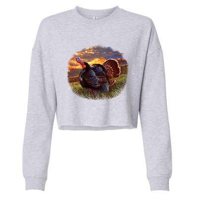 The Sunrise Turkey Cropped Pullover Crew