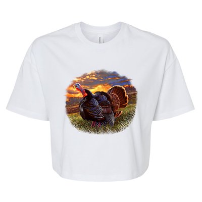 The Sunrise Turkey Bella+Canvas Jersey Crop Tee