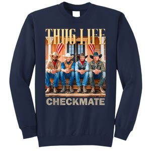 Trump Squad Thug Life Trump Vance Kennedy Elon Tall Sweatshirt