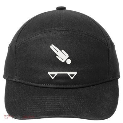 Trampoline Symbol 7-Panel Snapback Hat