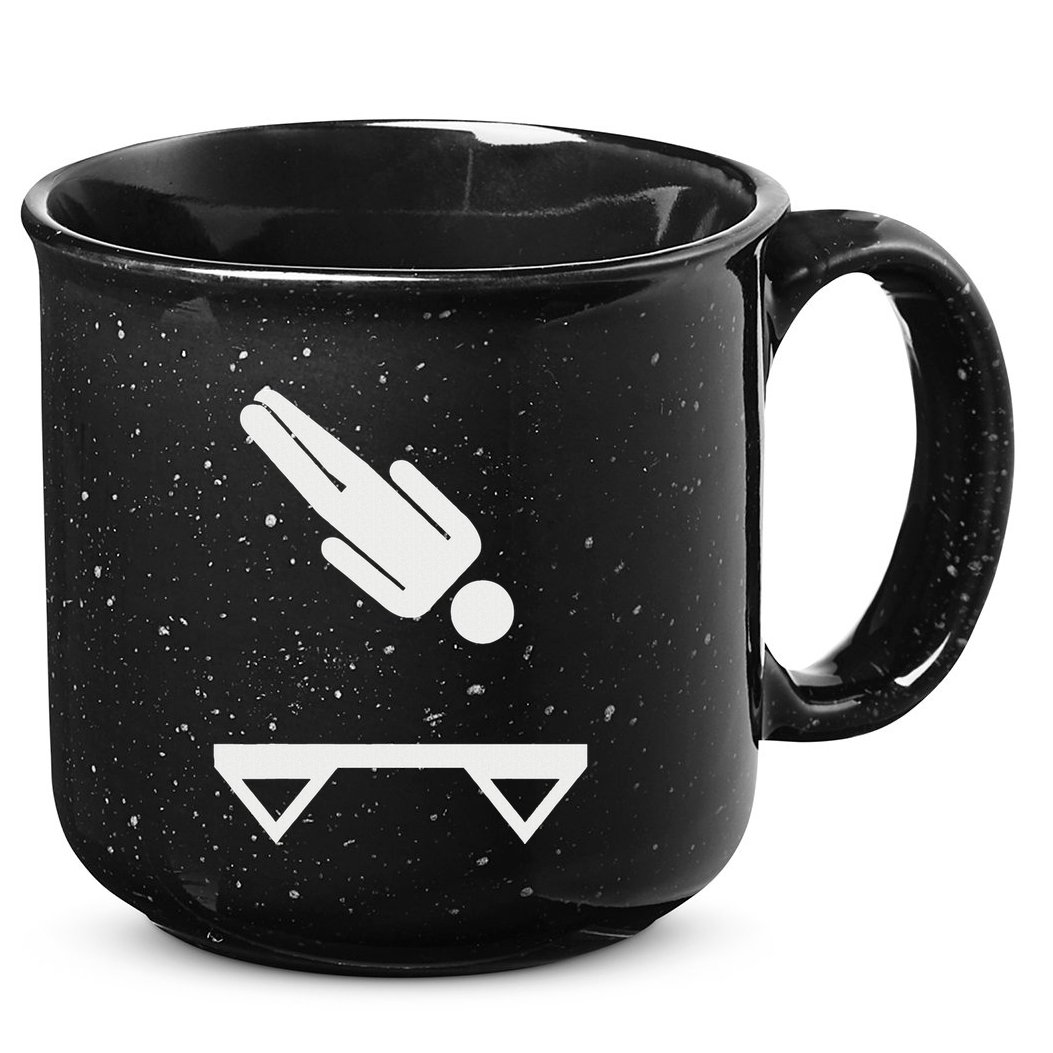 Trampoline Symbol 15oz Campfire Ceramic Mug