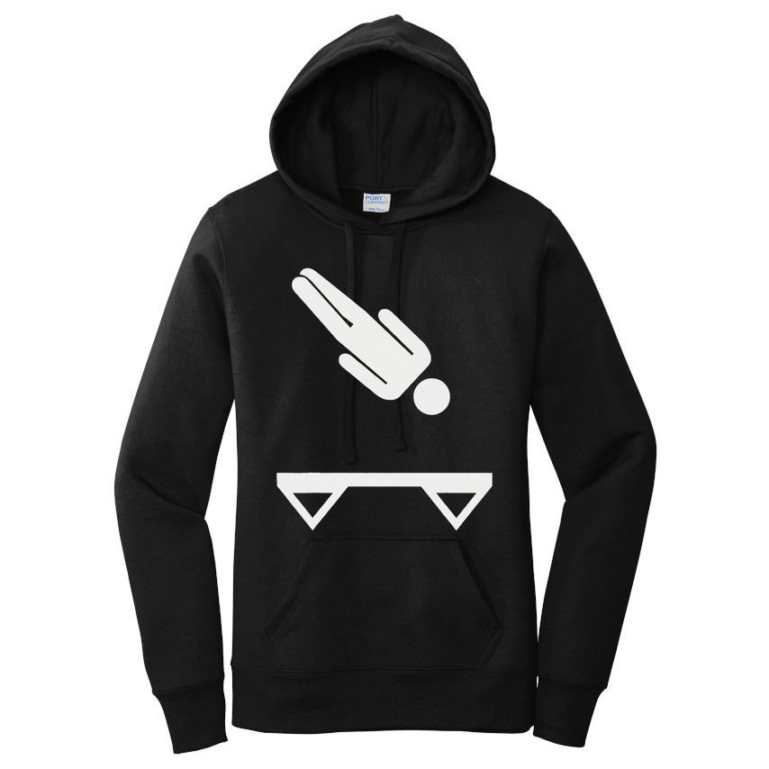 Trampoline Symbol Women's Pullover Hoodie