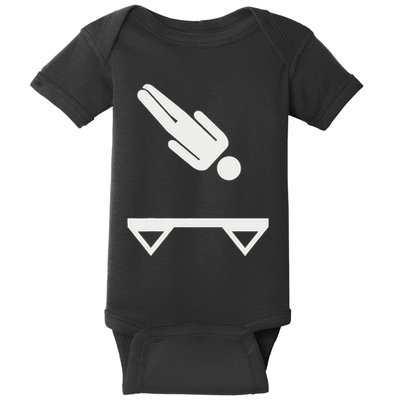 Trampoline Symbol Baby Bodysuit