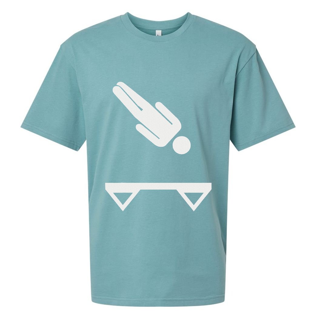 Trampoline Symbol Sueded Cloud Jersey T-Shirt