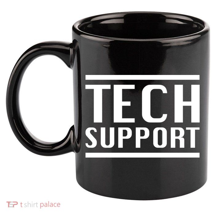 Tech Support 11oz C Handle Ceramic Mug