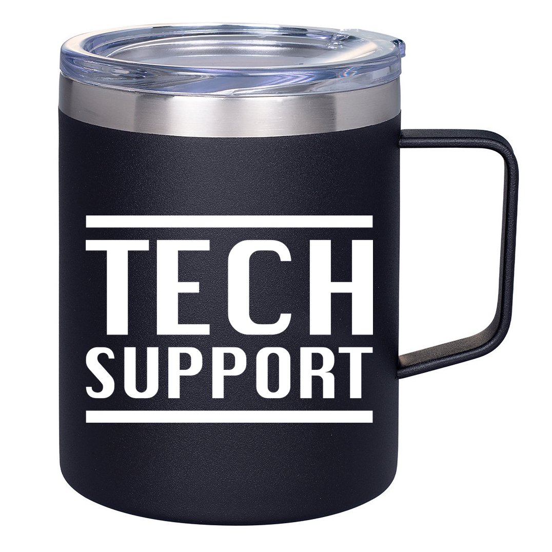 Tech Support 12oz Stainless Steel Coffee Mug
