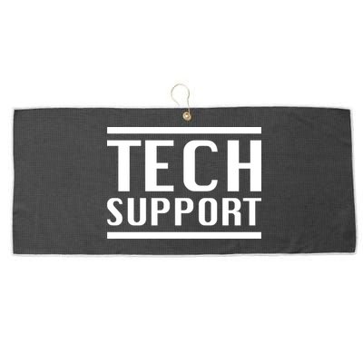 Tech Support Large Microfiber Waffle Golf Towel