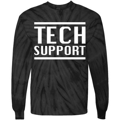 Tech Support Tie-Dye Long Sleeve Shirt