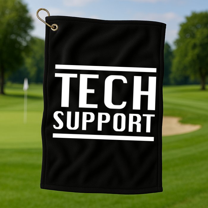 Tech Support Golf Towel