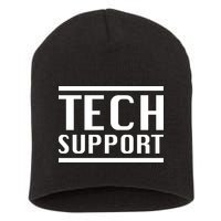 Tech Support Short Acrylic Beanie