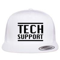 Tech Support Flat Bill Trucker Hat