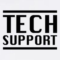 Tech Support Flat Bill Trucker Hat