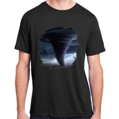 Tornado Storm Tornados Nature Weather Chaser Meteorologist Adult ChromaSoft Performance T-Shirt