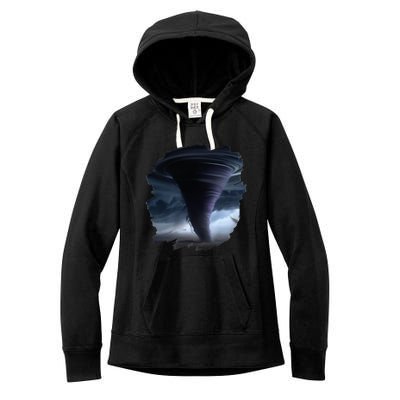 Tornado Storm Tornados Nature Weather Chaser Meteorologist Women's Fleece Hoodie