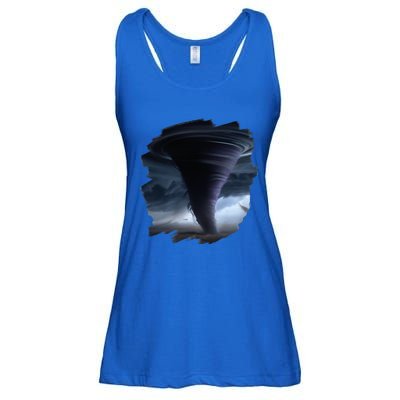 Tornado Storm Tornados Nature Weather Chaser Meteorologist Ladies Essential Flowy Tank