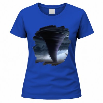 Tornado Storm Tornados Nature Weather Chaser Meteorologist Women's T-Shirt