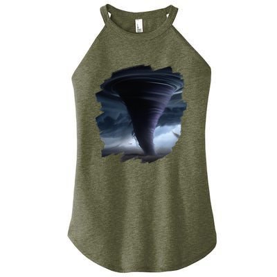 Tornado Storm Tornados Nature Weather Chaser Meteorologist Women’s Perfect Tri Rocker Tank