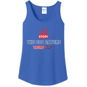 Trump Stop The Dog Eaters Trump 2024 Ladies Essential Tank