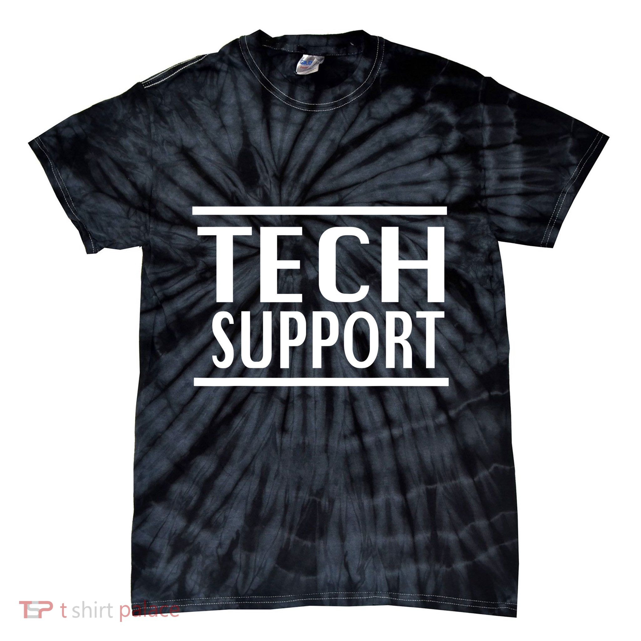Tech Support Tie-Dye T-Shirt