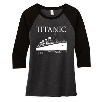 Titanic Shirt Women's Tri-Blend 3/4-Sleeve Raglan Shirt