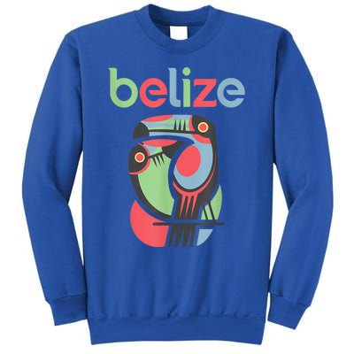 Tropical Summer Toucan Bird Colorful Belize Souvenir Sweatshirt