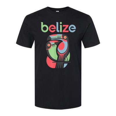 Tropical Summer Toucan Bird Colorful Belize Souvenir Softstyle® CVC T-Shirt