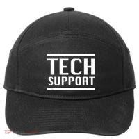 Tech Support 7-Panel Snapback Hat