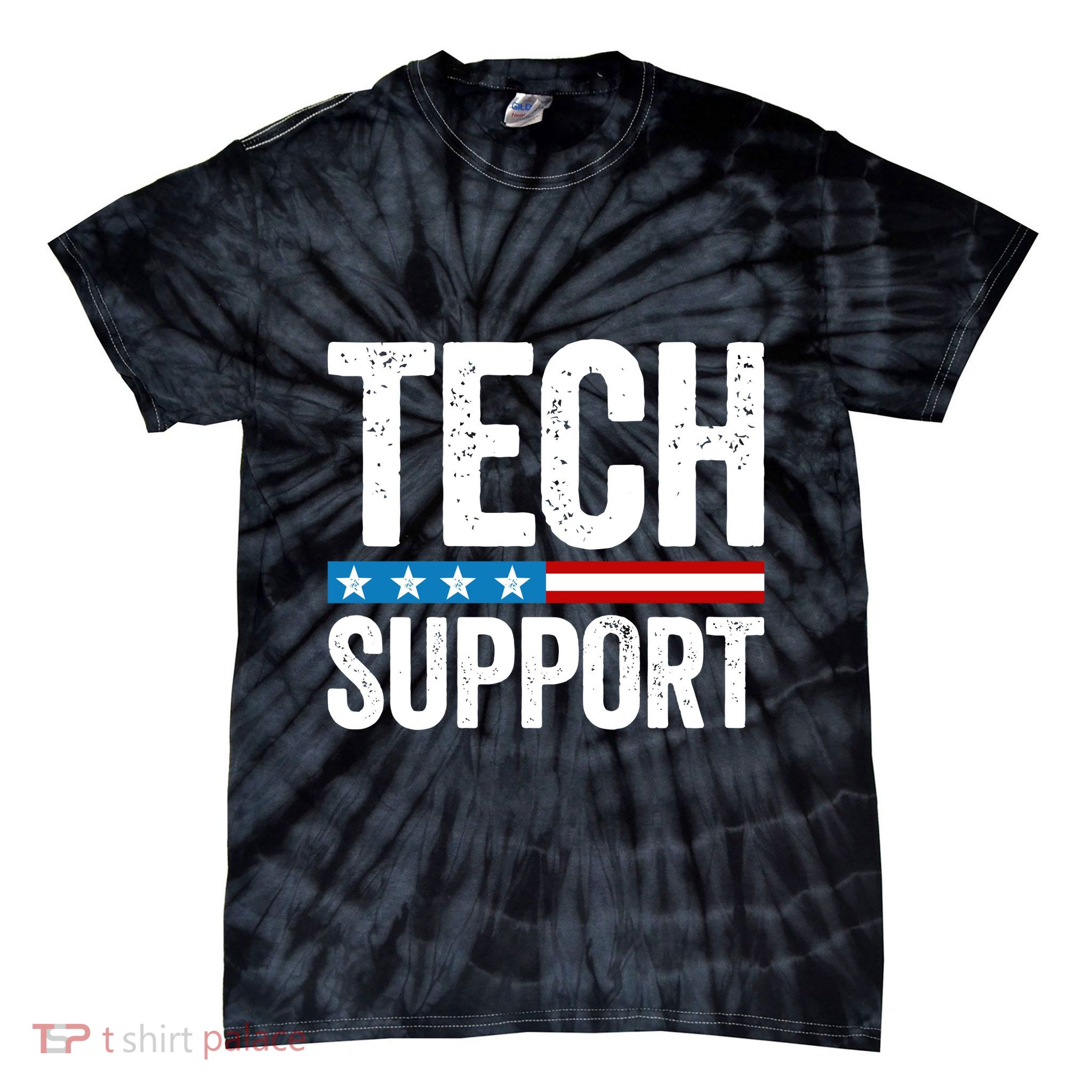 Tech Support Tie-Dye T-Shirt