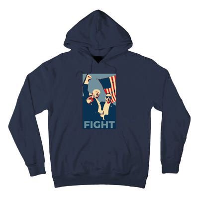 Trump Shot Trump Fight Tall Hoodie